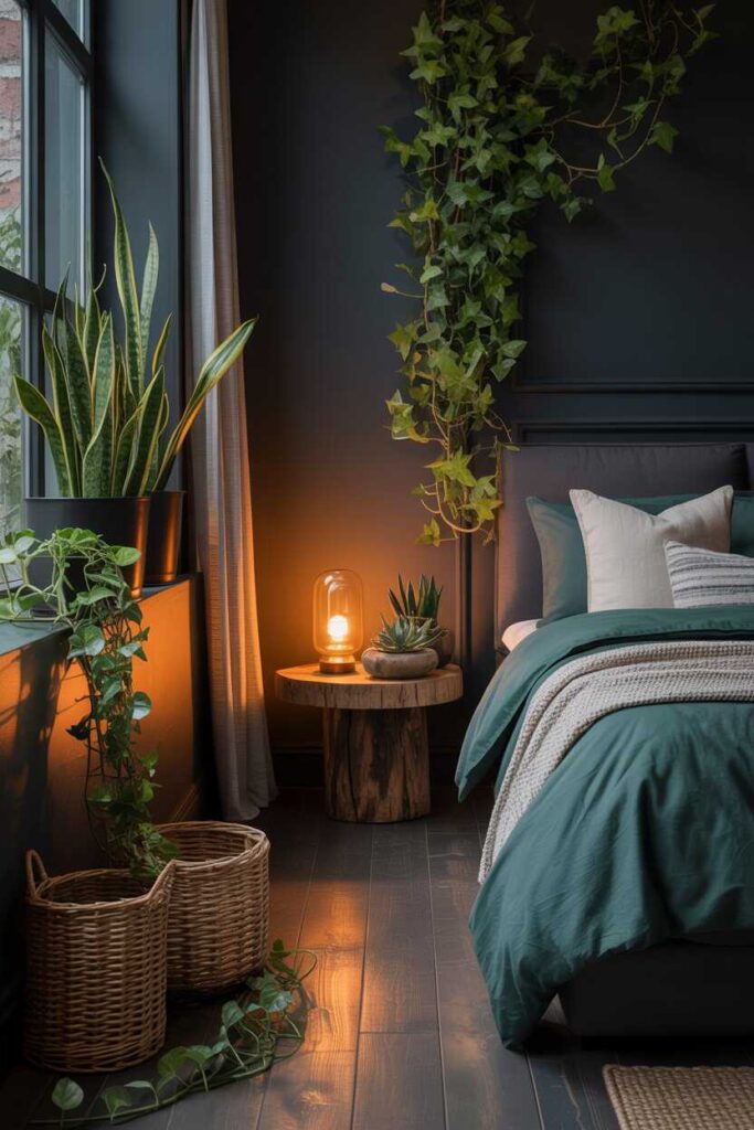 Moody Romantic Bedroom Ideas for a Dreamy, Intimate Escape 5 Natural Elements Bringing Life to the Darkness