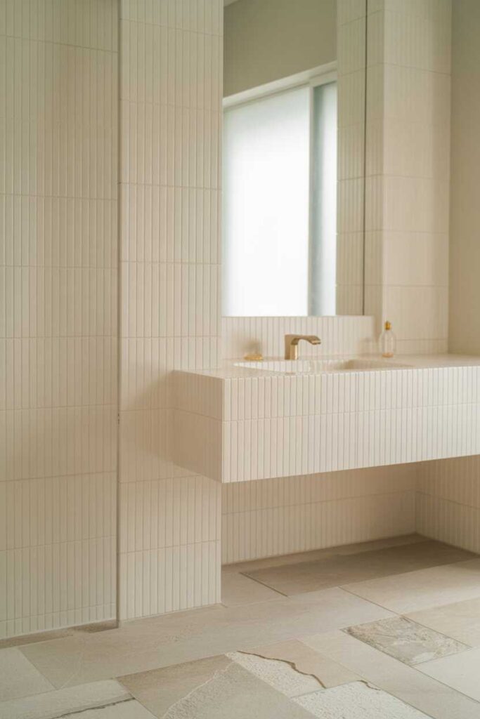 Modern & Budget-Friendly Bathroom Tile Ideas Stunning Inspiration to Transform Your Space 2 Neutral Tile Palettes for a Minimalist Bathroom