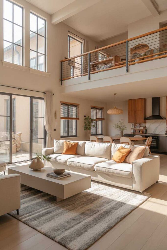 40+ Barndominium Ideas for a Modern, Cozy, and Pinterest-Worthy Home Transformation 4 Open-Concept Living Spaces That Feel Grand Yet Cozy