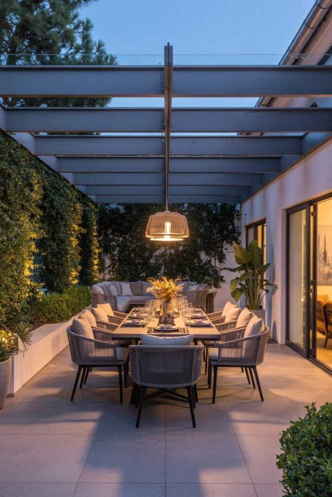 35+ Covered Patio Ideas to Transform Your Outdoor Space (Modern, Cozy & Budget-Friendly Inspiration) 4 Outdoor Dining Covered Patio Ideas for Hosting & Entertaining