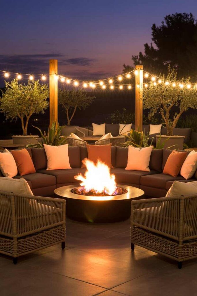 35+ Modern & Budget-Friendly Outdoor Fire Pit Ideas to Transform Your Backyard (Warm Inspiration You’ll Love) 5 Outdoor Fire Pit Seating Ideas to Elevate Your Space