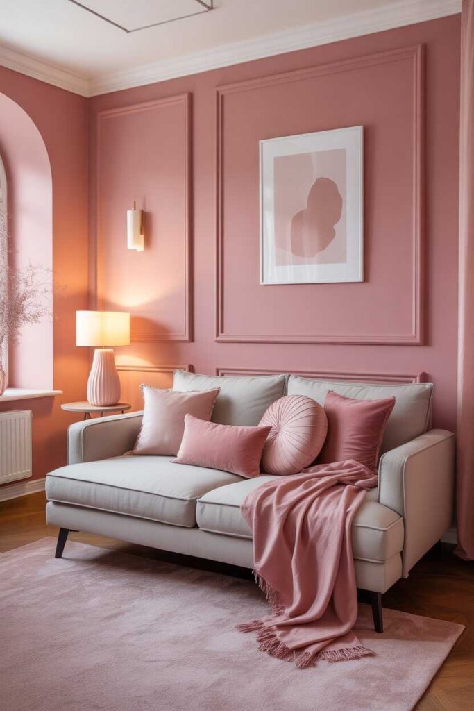 35+ Pink Bedroom Ideas for a Dreamy, Modern, and Aesthetic Space (Budget-Friendly Inspiration!) 4 Pink Wall Paint Ideas for the Perfect Ambience