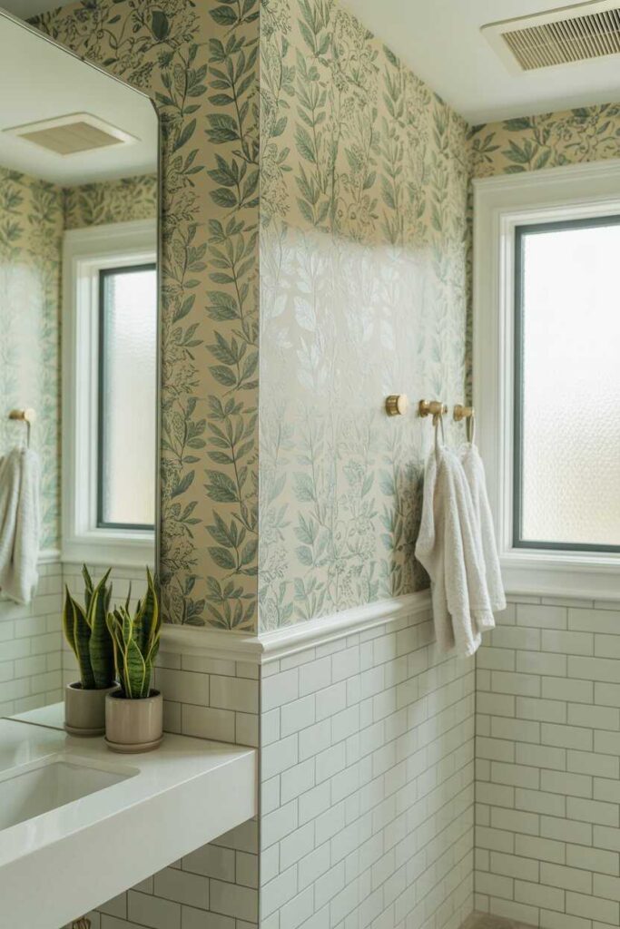 Modern Bathroom Wallpaper Ideas Transform Your Space with Stunning, Budget-Friendly Inspiration 4 Practical Tips for Using Wallpaper in Bathrooms