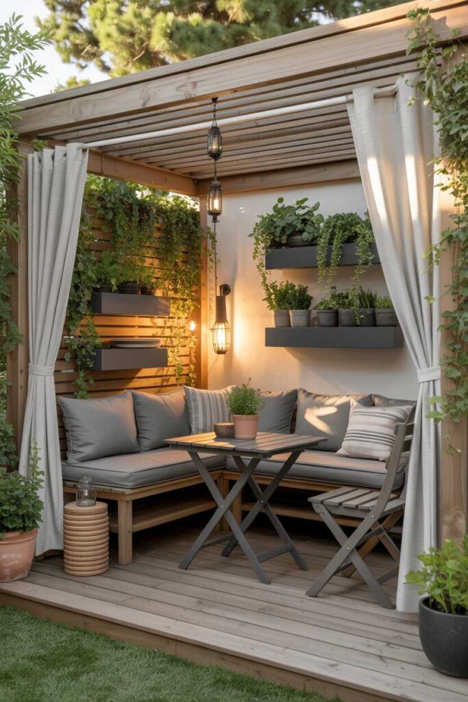 35+ Covered Patio Ideas to Transform Your Outdoor Space (Modern, Cozy & Budget-Friendly Inspiration) 5 Small Covered Patio Ideas for Compact Spaces