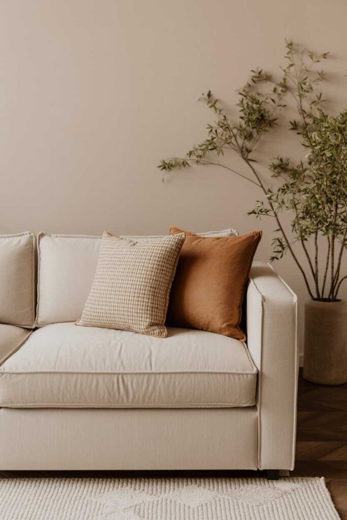 21 Boho Modern Living Room Ideas to Create a Stylish & Cozy Space You’ll Fall in Love With 3 Start with a Soft, Earthy Color Palette