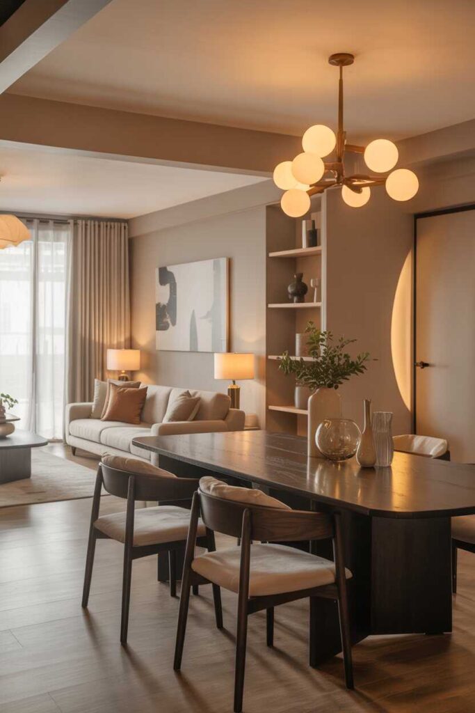 Modern & Budget-Friendly Ideas to Style an Open Layout Living Room Dining Room (Beautiful Inspiration You’ll Love) 5 Styling Your Dining Area to Match and Enhance the Living Room