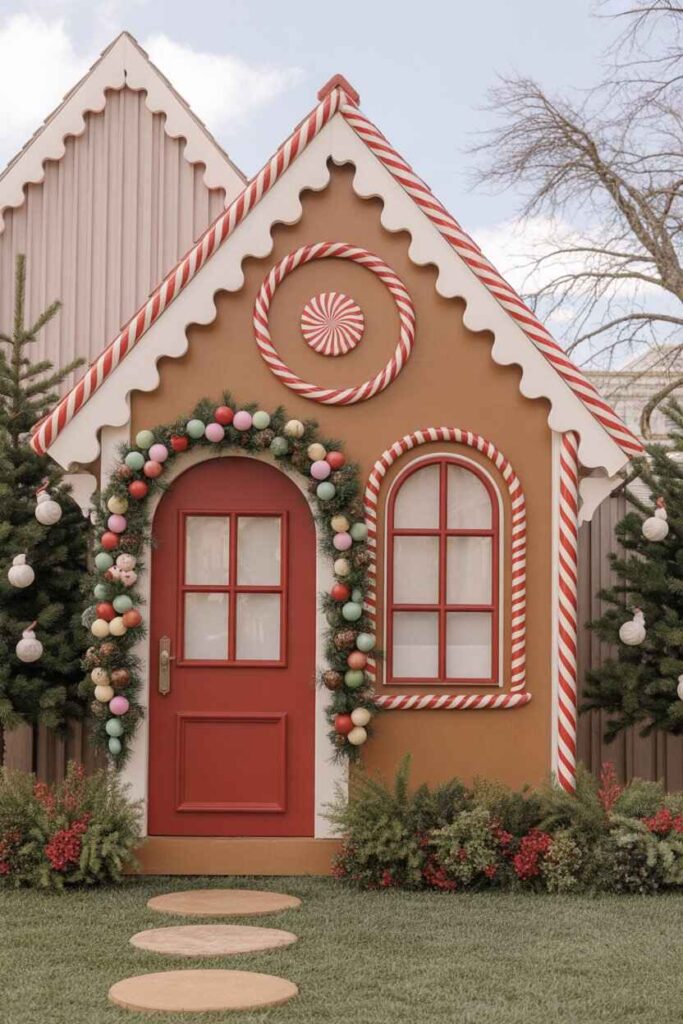 Whimsical Outdoor Gingerbread House Decorations: Unique Ideas & Festive Inspiration for a Magical Holiday Home 6 Stylish Color Palettes for Gingerbread-Themed Outdoor Décor