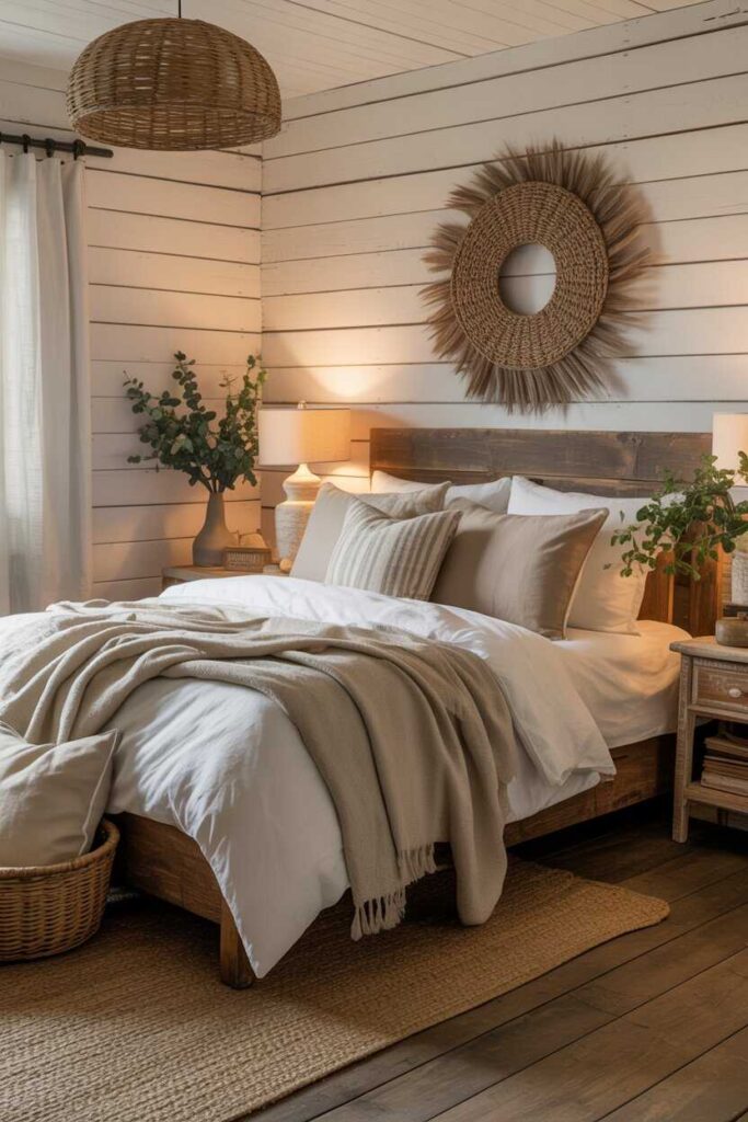 25+ Cozy Farmhouse Bedroom Ideas to Create a Warm and Inviting Retreat 2 The Essence of a Cozy Farmhouse Bedroom