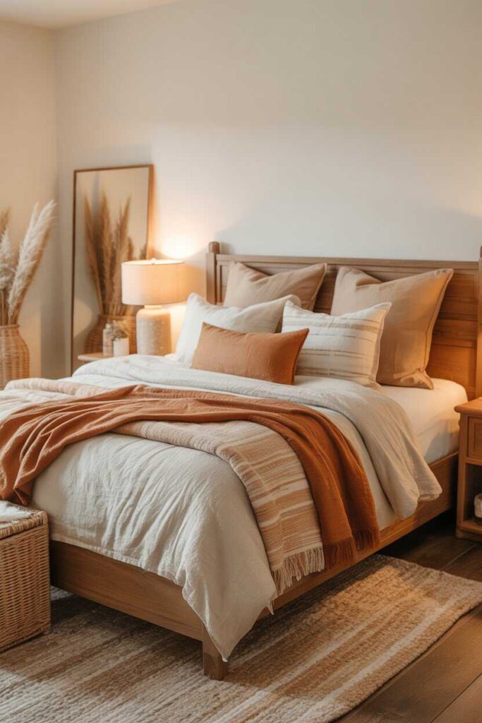 25+ Cozy Farmhouse Bedroom Ideas to Create a Warm and Inviting Retreat 3 Warm Color Palettes for Farmhouse Bedrooms