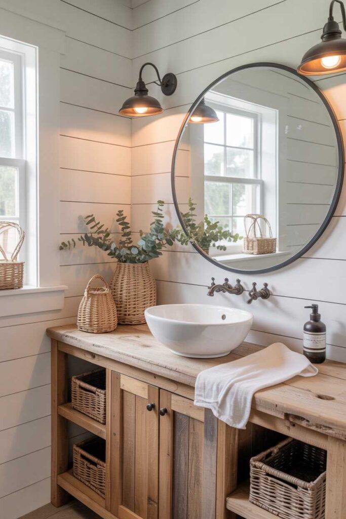 Farmhouse Bathroom Cozy, Rustic & Timeless Décor Ideas 2 What is a Farmhouse Bathroom?