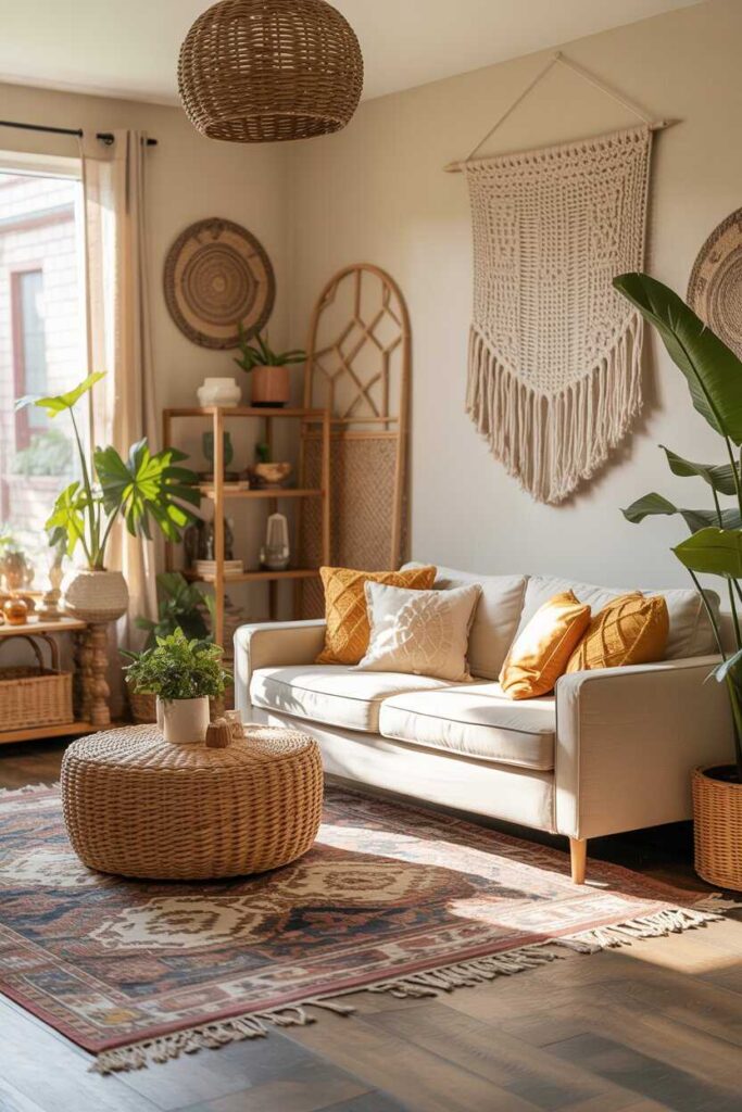 Modern Boho Living Room Ideas Unique, Budget-Friendly Inspirations 2 What Makes a Boho Living Room So Special?