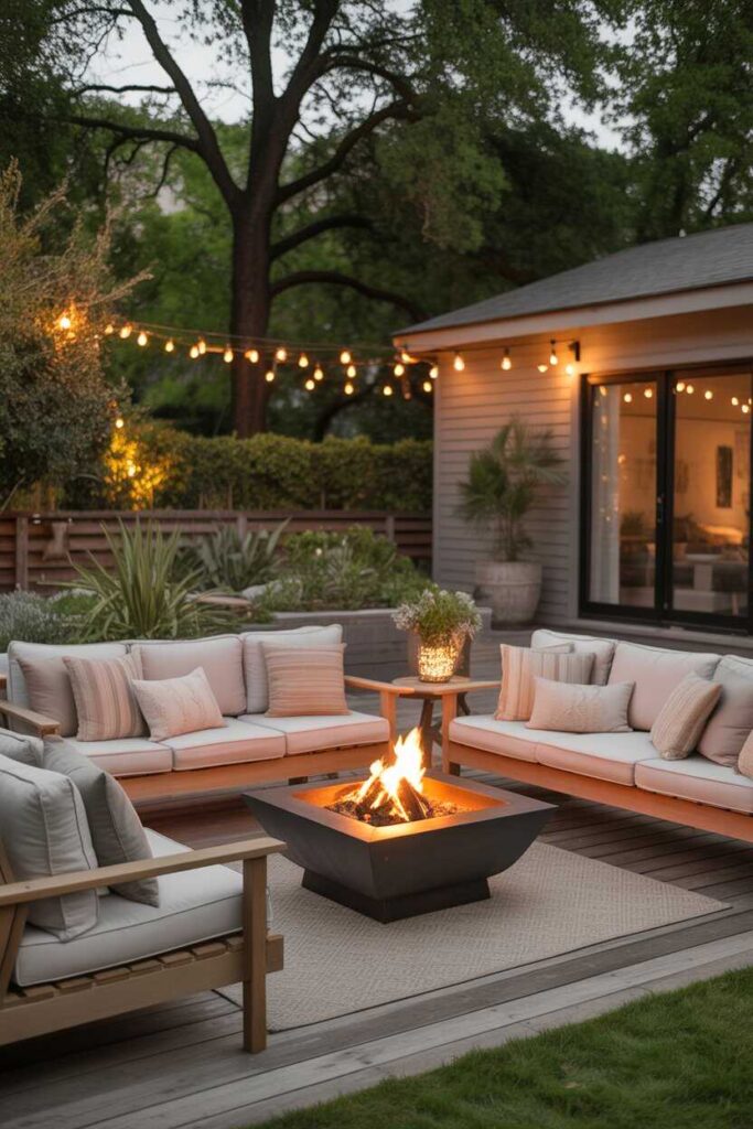 30+ Modern & Cozy Backyard Fire Pit Ideas Lounge Areas (Stunning Outdoor Inspiration You’ll Love) 2 Why Backyard Fire Pit Lounge Areas Are So Popular