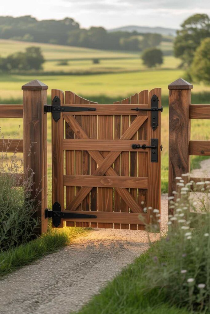 Farmhouse Gate Ideas Rustic Charm for Modern & Traditional Homes 2 Why Choose a Farmhouse Gate?