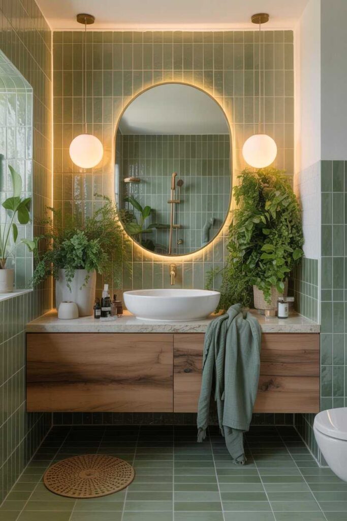 15+ Green Bathroom Ideas to Transform Your Space into a Fresh, Modern Oasis 2 Why Green Bathrooms Are Trending Everywhere