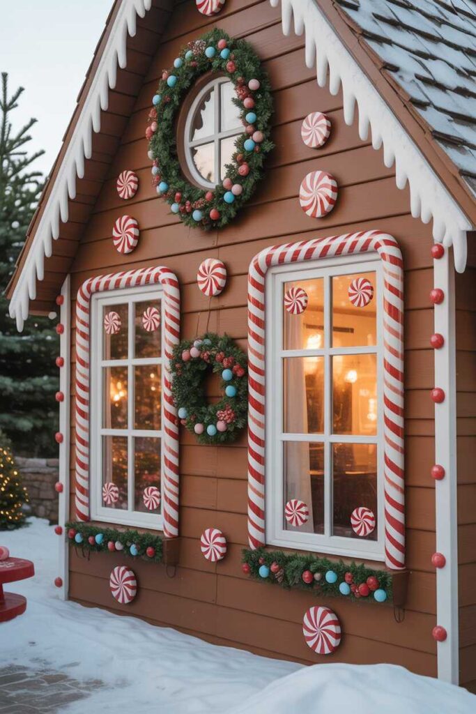Whimsical Outdoor Gingerbread House Decorations: Unique Ideas & Festive Inspiration for a Magical Holiday Home 5 Window Decorations That Transform Your Home Into a Gingerbread Cottage