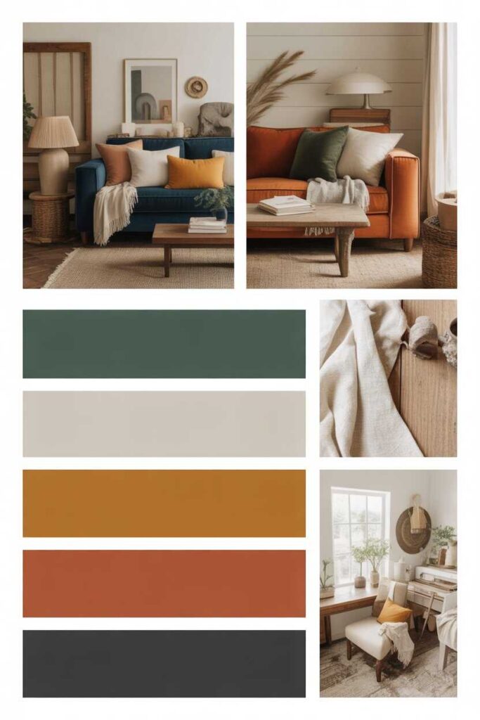 Modern Farmhouse Color Palette Ideas Timeless, Budget Friendly Inspiration for a Cozy Modern Home 3 Accent Colors That Bring Modern Farmhouse Interiors to Life