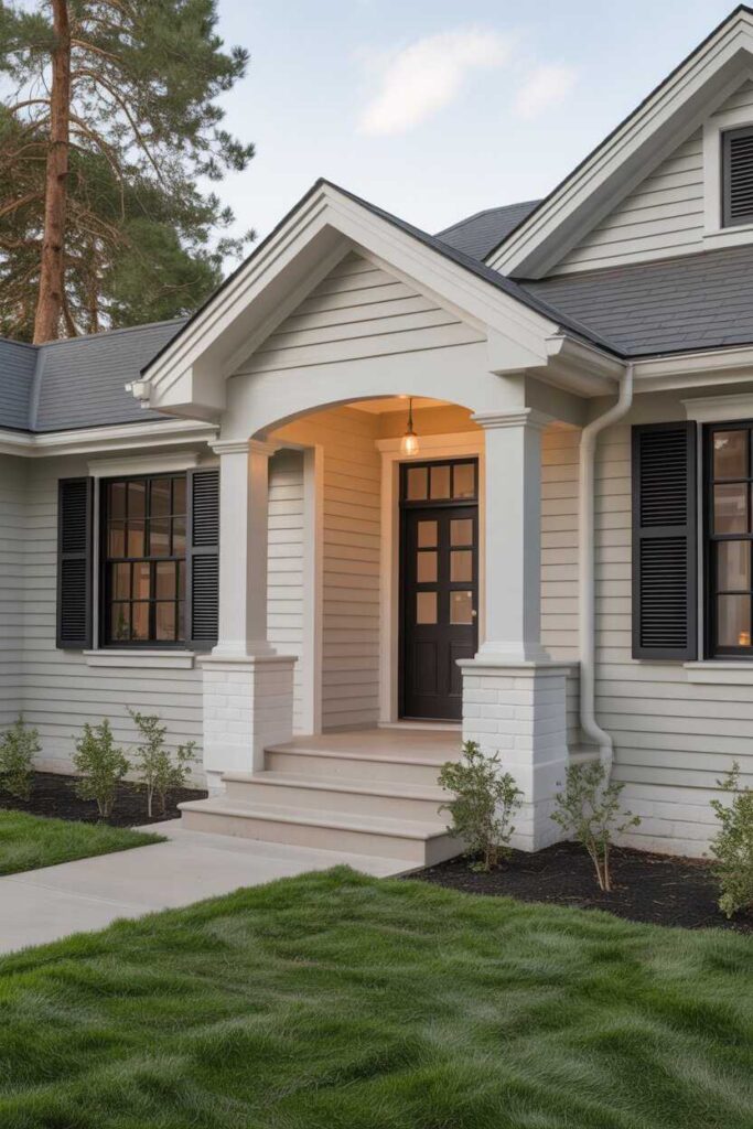 24 Modern Ranch Style Homes Exterior Ideas for Stunning Curb Appeal (Budget-Friendly Inspiration You’ll Love) 6 Adding Fresh Paint for an Instant Transformative Effect