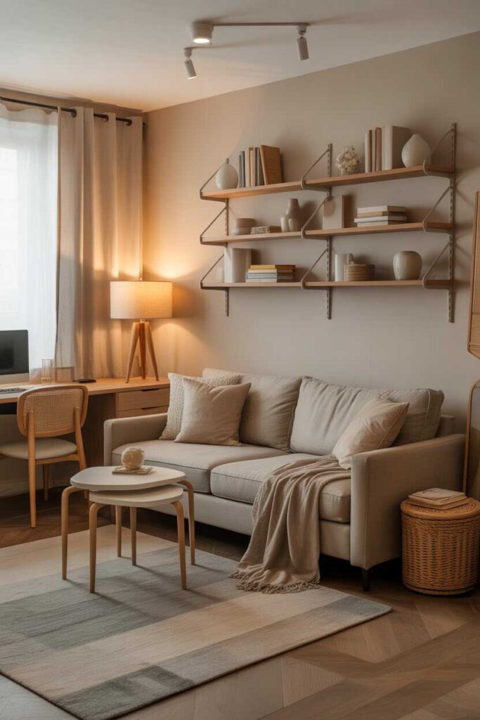 25+ Budget-Friendly College Apartment Decor Ideas to Transform Your Space Into a Pinterest-Worthy Haven 4 Adding Multifunctional Furniture to Maximize Space