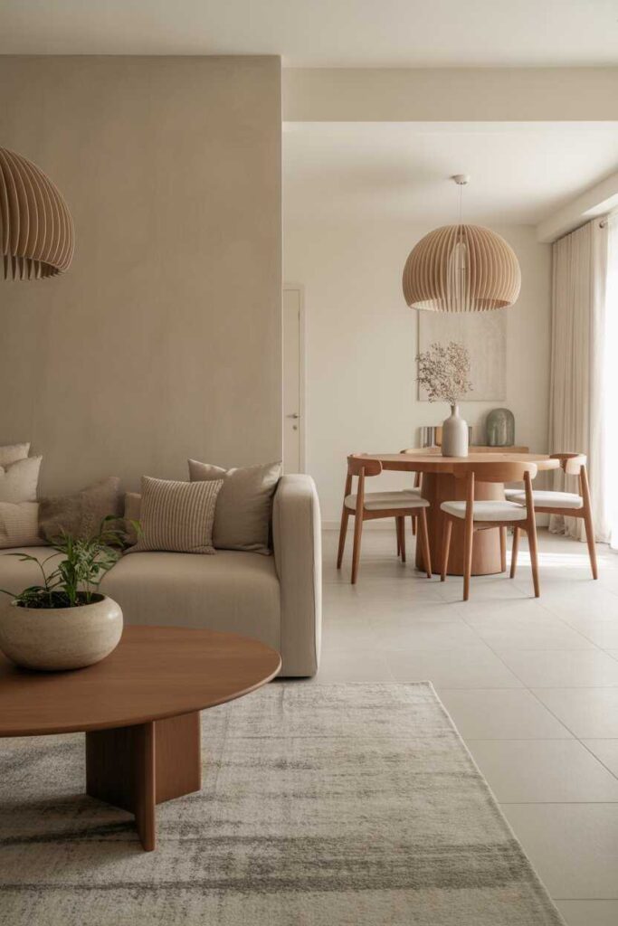 Modern & Inspiring Open Layout Living Room Dining Room Ideas That Transform Your Home 6 Adding Texture to Make the Space Feel Warm and Layered