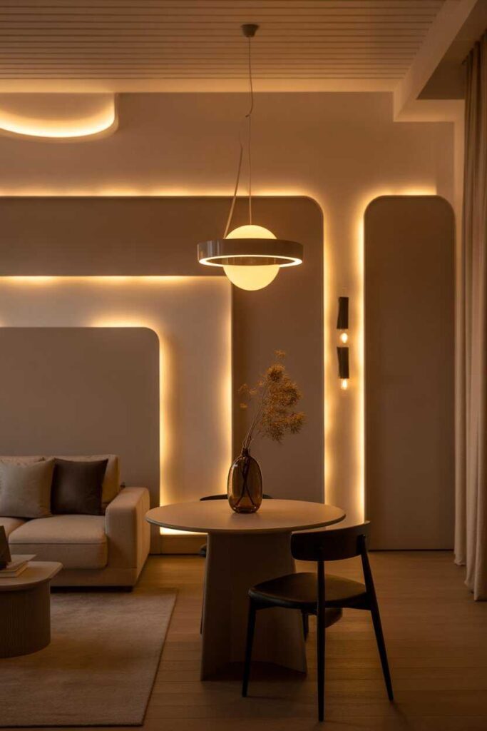 25+ Backyard Patio Designs for a Stunning Outdoor Space (Modern, Budget-Friendly & Aesthetic Ideas) 9 Ambient Lighting to Complete the Experience