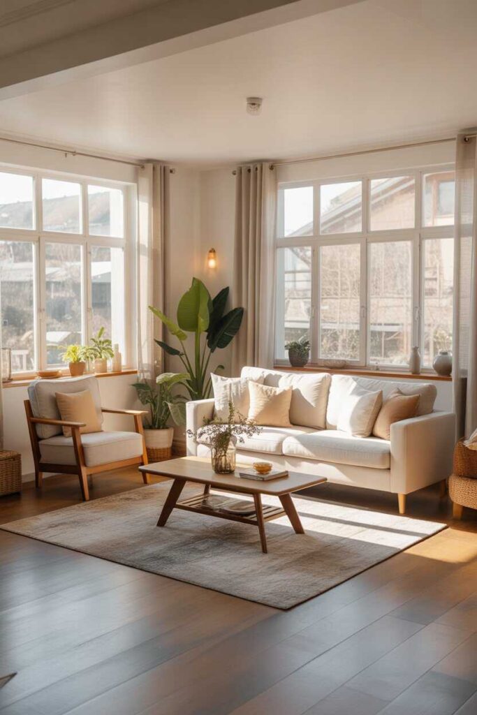 25+ Modern & Budget-Friendly Decor Home Living Room Ideas for a Stylish, Cozy, and Pinterest-Worthy Space 6 Arrange Your Living Room Layout for Comfort and Flow