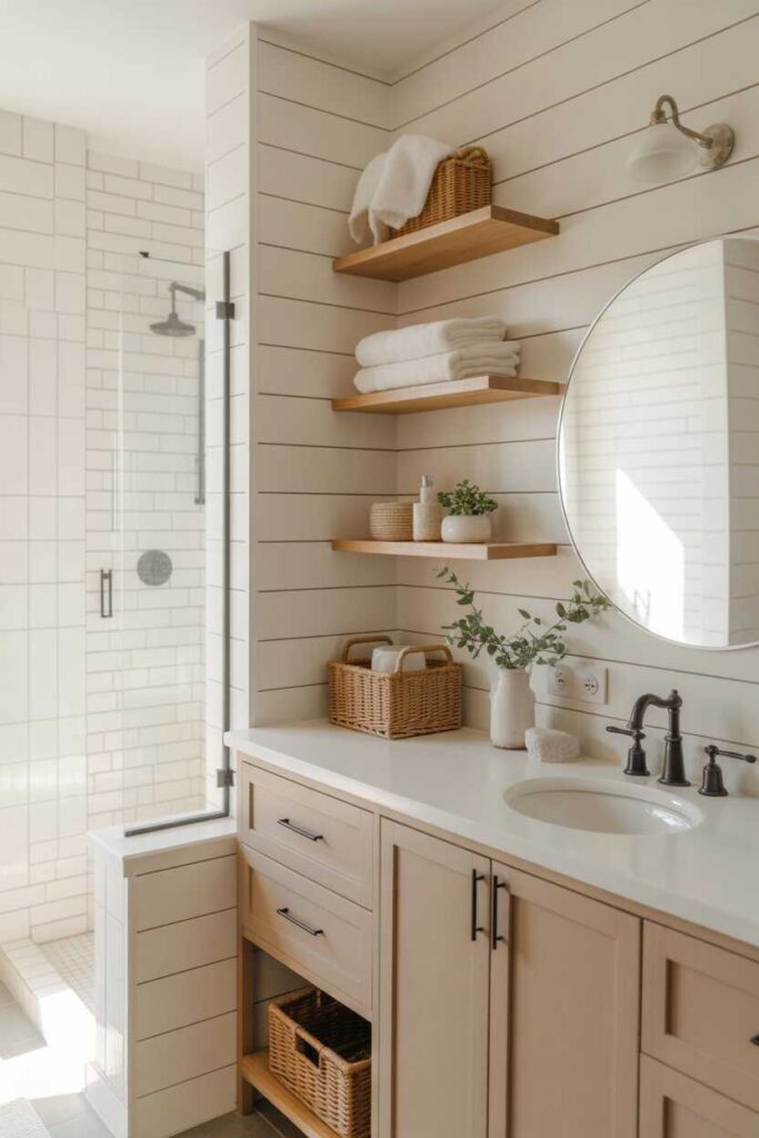 Modern Farmhouse Interior Design Ideas Stylish, Cozy & Budget-Friendly Inspiration for Every Home 6 Bathroom Ideas for a Clean and Minimalist Farmhouse Look