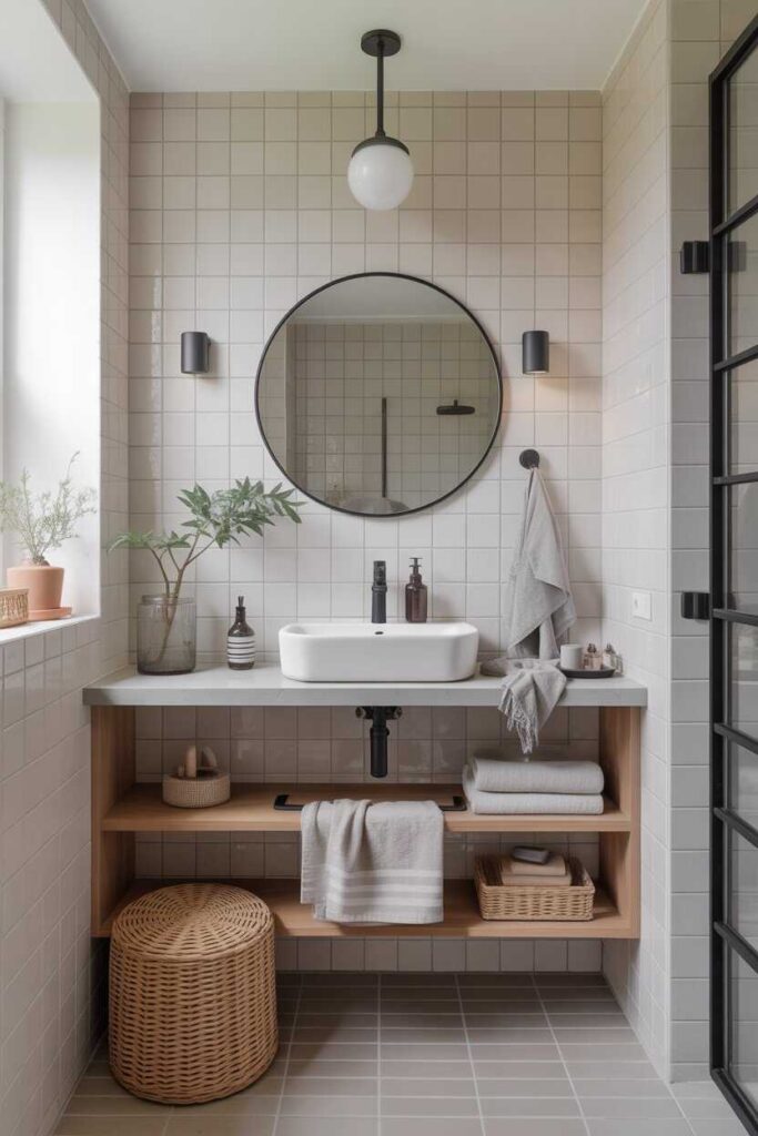 Budget-Friendly Poor Apartment Aesthetic Ideas Unique Inspiration to Transform Your Space on Any Income 6 Bathroom Minimalist, Clean, and Surprisingly Stylish
