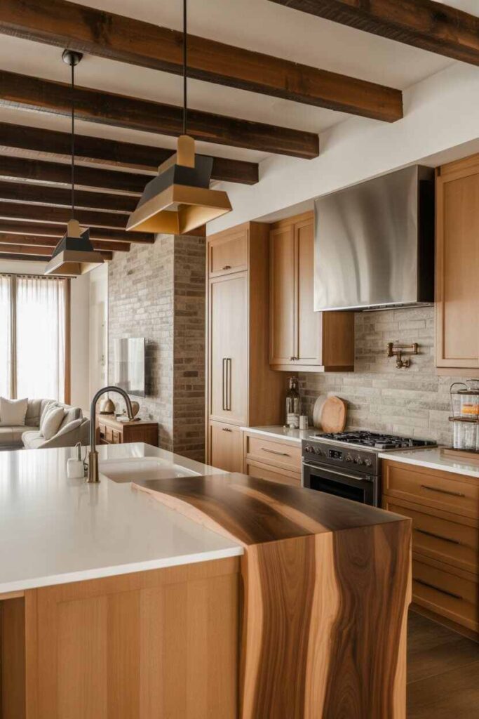 Rustic Kitchen Ideas & Inspiration Budget-Friendly, Modern Ways to Create a Warm and Timeless Space 9 Blending Rustic Style with Modern Interior Design