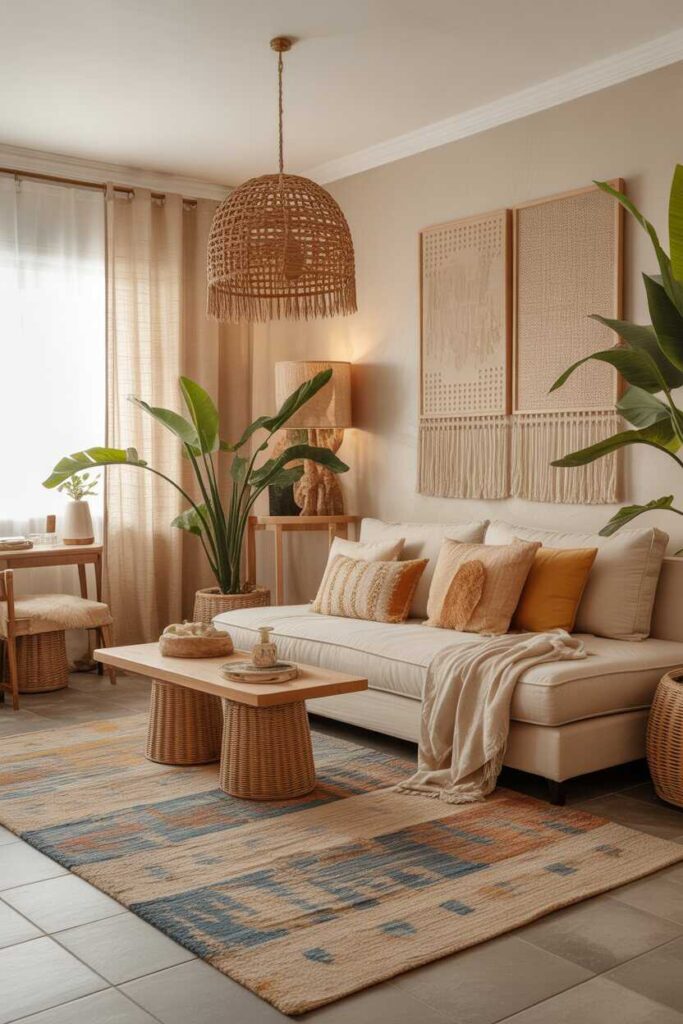 Interior Design Styles Ideas, Inspiration e Budget-Friendly Looks para Criar uma Casa Moderna e Única 8 Boho Style Criatividade, Liberdade e Personalidade