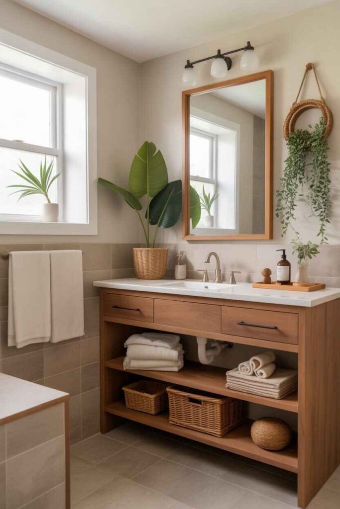 Earthy Modern Bathroom Ideas Inspiring Natural Design for a Calm, Stylish & Budget-Friendly 11 Budget-Friendly Ways to Create an Earthy Modern Bathroom