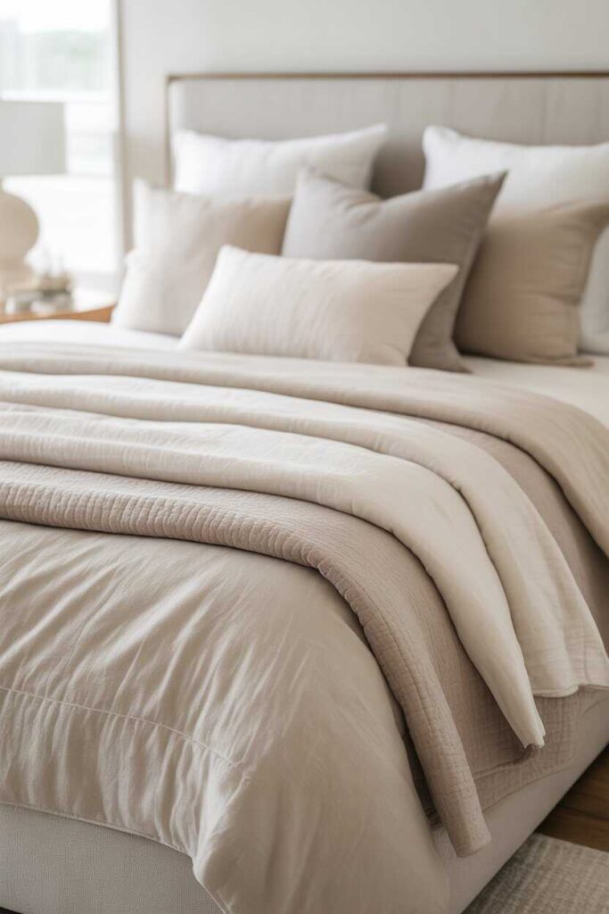 King Size Bed Master Bedrooms Stunning Ideas & Inspiration for Spacious, Stylish Living 9 Choosing the Right Bedding for King Size Beds