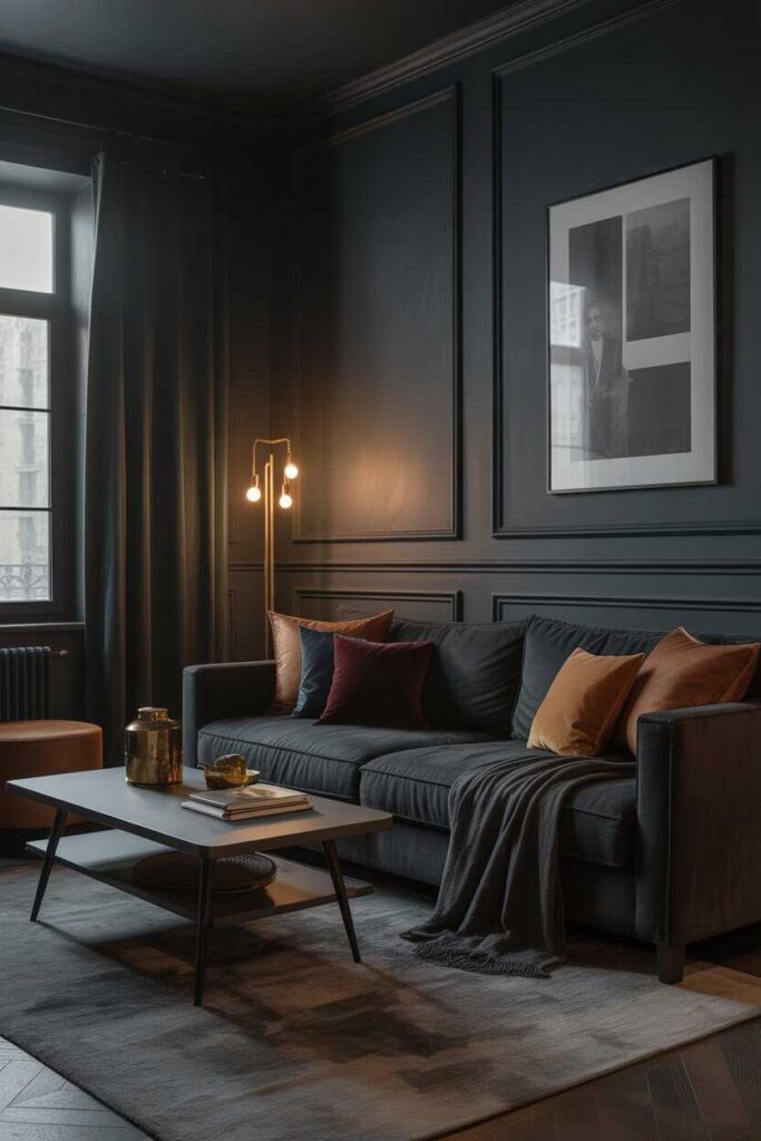 Moody Interior Designs for Dark Apartments Unique, Modern & Budget-Friendly Ideas That Feel Luxurious 3 Choosing the Right Color Palette for Moody Interior Designs for Dark Apartments