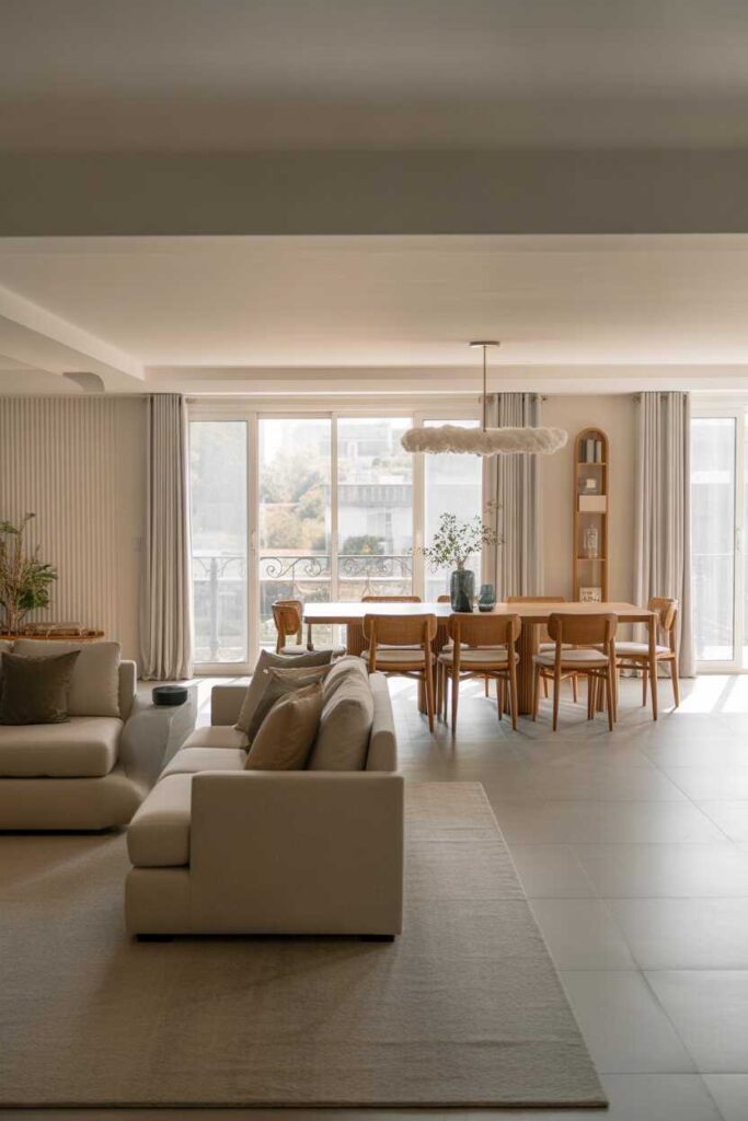 Modern & Stylish Living Room Dining Room Combo Ideas Inspiration for a Beautiful, Functional Open Space 4 Choosing the Right Furniture for a Seamless Flow