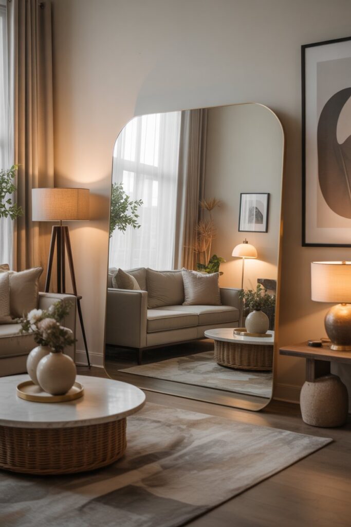 Mirror Wall Decor Living Room Ideas That Instantly Elevate Your Space 4 Choosing the Right Mirror Style for Your Living Room