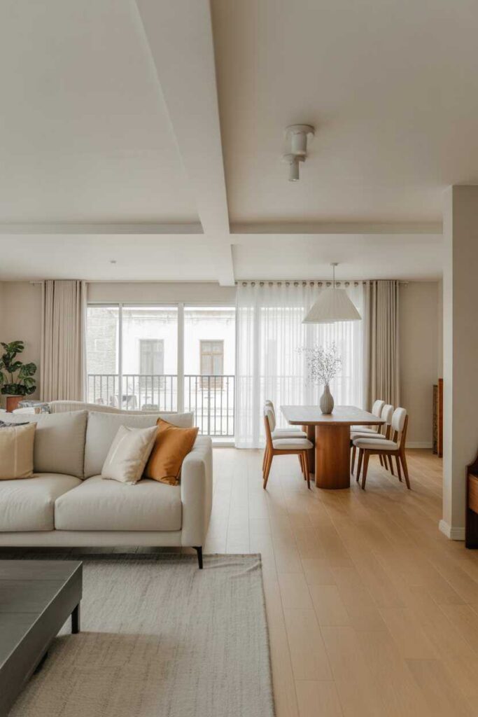 Modern & Inspiring Open Layout Living Room Dining Room Ideas That Transform Your Home 4 Choosing the Right Size Furniture