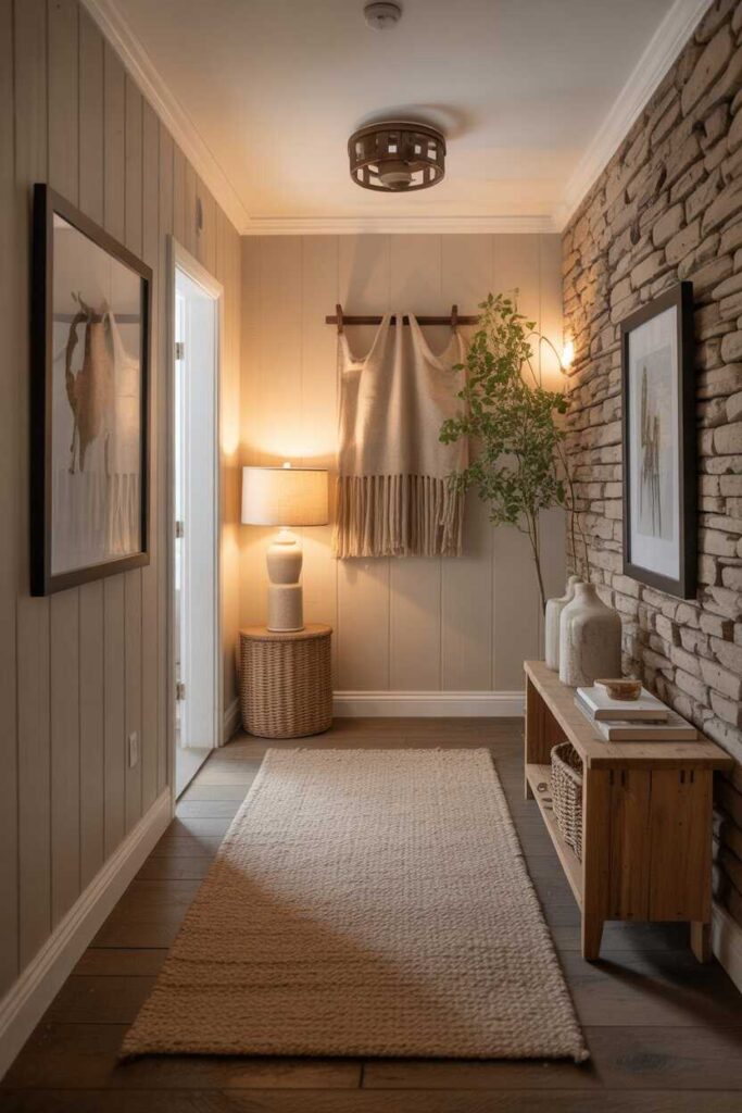 How to Create a Cozy Barndominium Hallway Warm, Budget-Friendly Ideas & Rustic-Modern Inspiration 5 Choosing Wall Finishes That Add Warmth and Texture