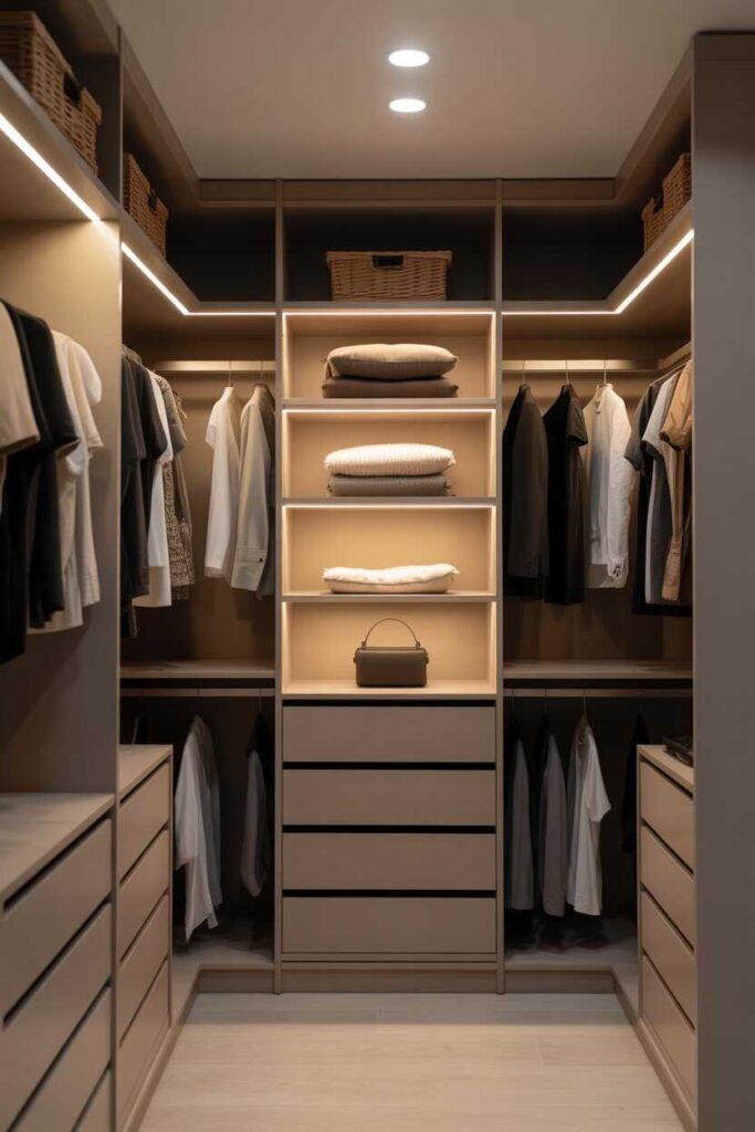 Closet Ideas & Inspiration Budget-Friendly, Modern, and Unique Ways to Transform Your Space 10 Closet Lighting Ideas That Enhance Both Style and Function