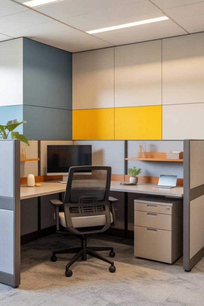 Work Cubicle Decor Ideas That Instantly Transform Your Office Space (Budget-Friendly, Modern & Inspiring) 12 Color Psychology in Work Cubicle Decor