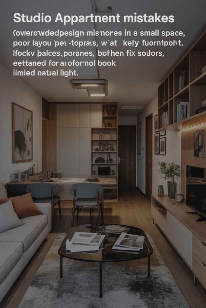 Studio Apartment Ideas Smart, Stylish, and Budget-Friendly Inspiration to Transform Small Spaces 13 Common Studio Apartment Design Mistakes