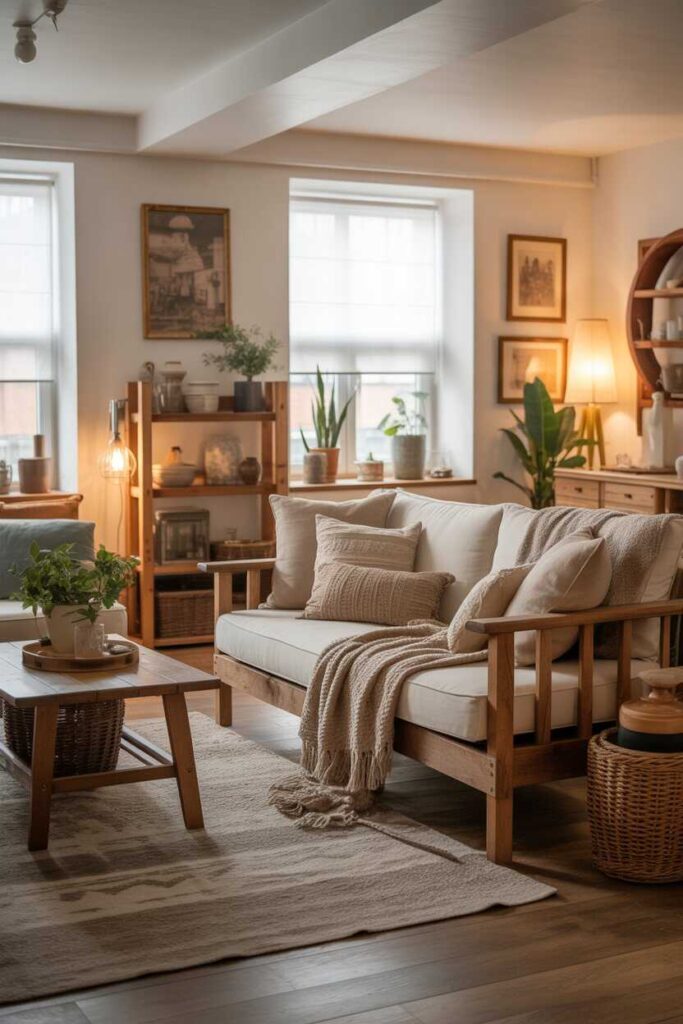 35+ Apartment Aesthetic Ideas for a Modern, Cozy, and Pinterest-Worthy Home 13 Cozy Farmhouse Apartment Aesthetic Ideas