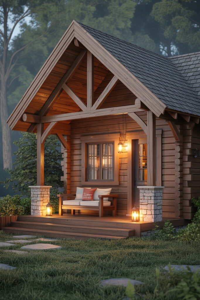 Cozy Rustic Exterior Designs Budget-Friendly Ideas & Timeless Inspiration for a Warm, Welcoming Home 7 Cozy Rustic Cabin-Style Exterior Designs