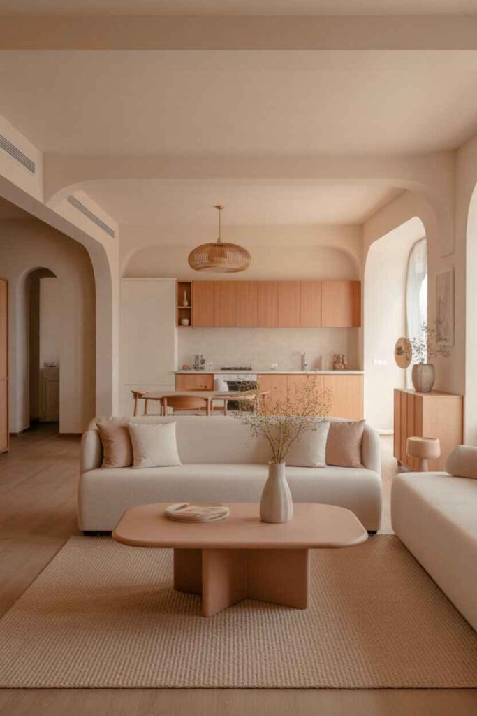 25+ Modern & Functional Open Layout Living Room Dining Room Ideas for a Stylish, Connected Home 3 Create a Natural Flow with a Shared Color Palette