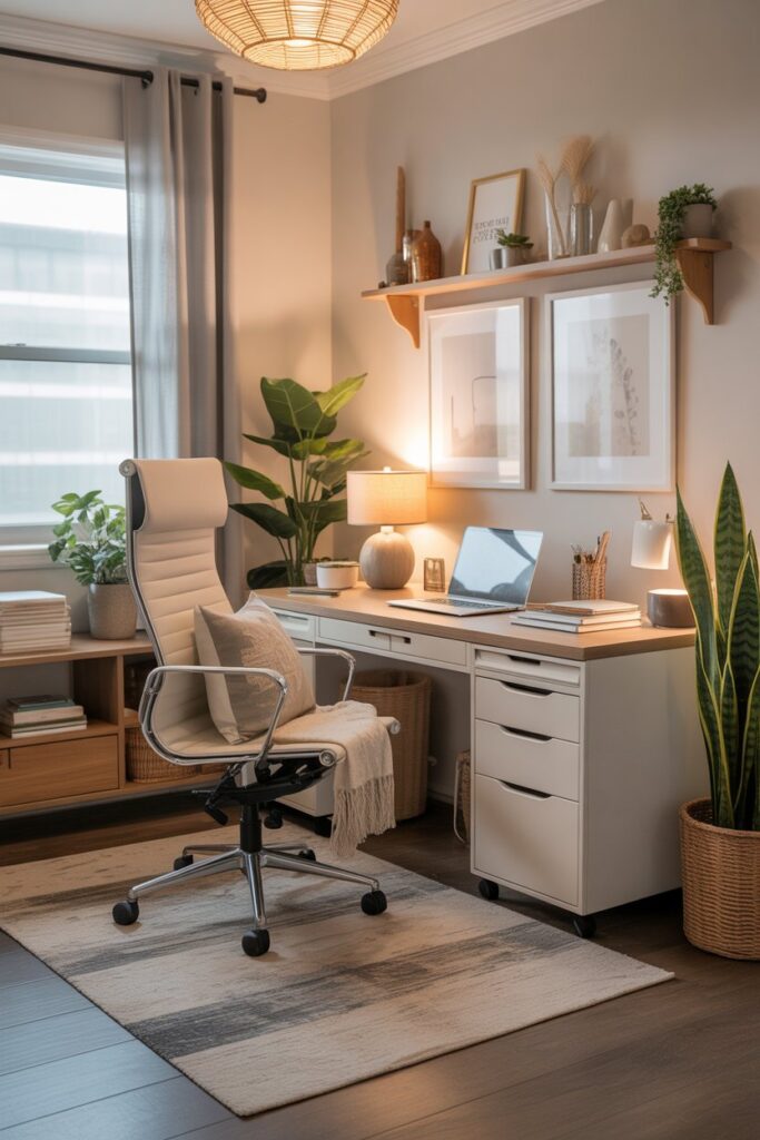 Work Desk Aesthetic Office Cubicle Ideas That Turn Everyday Workspaces Into Inspiring, Budget-Friendly Havens 9 Creating a Cozy Yet Professional Vibe