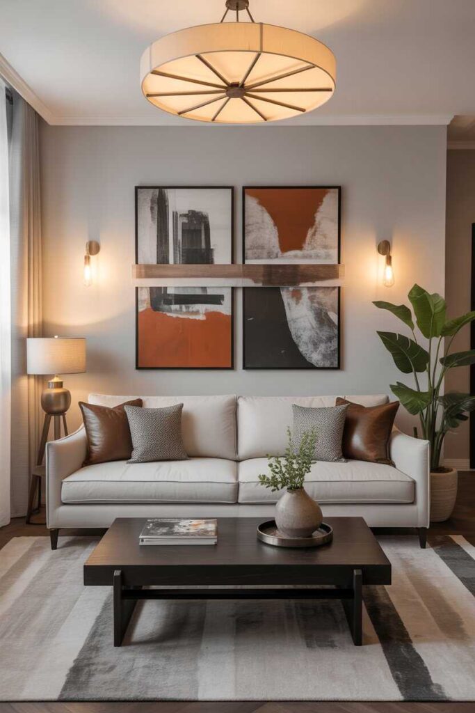 Modern Apartment Decorating Ideas Budget-Friendly Inspiration to Transform Your Small Space Into a Stylish Haven 3 Creating a Focal Point for Instant Style