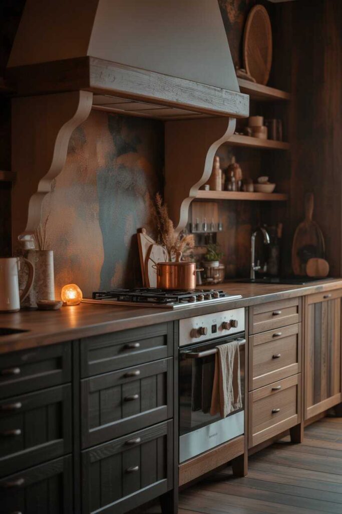 Dark Rustic Kitchen Ideas That Feel Warm and Inviting Unique, Budget-Friendly Inspiration for a Cozy Modern Home 4 Dark Rustic Kitchen Color Palettes That Feel Cozy