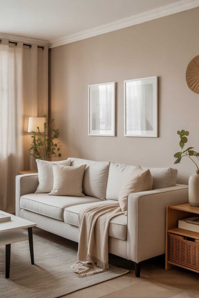 25+ Budget-Friendly College Apartment Decor Ideas to Transform Your Space Into a Pinterest-Worthy Haven 7 Decorating With Soft Neutrals and Simple Accessories