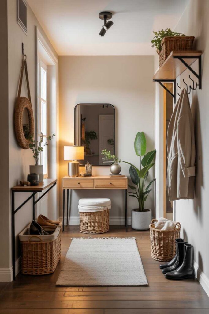 35+ Apartment Aesthetic Ideas for a Modern, Cozy, and Pinterest-Worthy Home 12 Decorating Your Apartment Entryway for a Strong First Impression