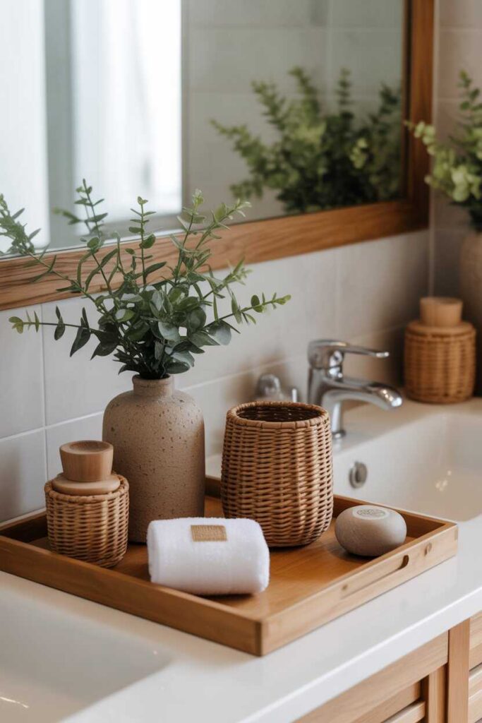 Earthy Modern Bathroom Ideas Inspiring Natural Design for a Calm, Stylish & Budget-Friendly 8 Earthy Decor Inspiration Accessories That Add Natural Charm