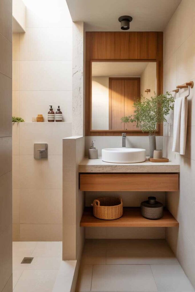 Earthy Modern Bathroom Ideas Inspiring Natural Design for a Calm, Stylish & Budget-Friendly 9 Earthy Modern Bathroom Ideas for Small Spaces