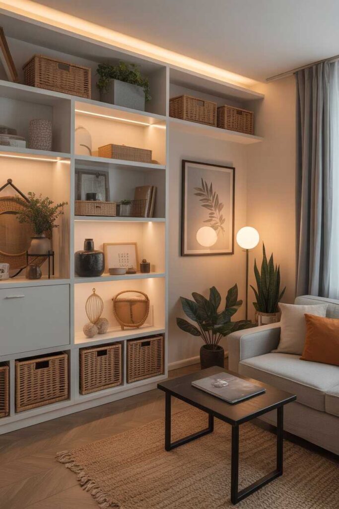 Modern Apartment Decorating Ideas Budget-Friendly Inspiration to Transform Your Small Space Into a Stylish Haven 7 Efficient Storage That Doubles as Decor
